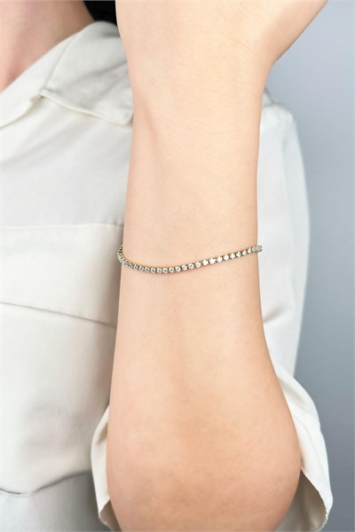 Xuping Waterway VIP Tag Bracelet - Gold