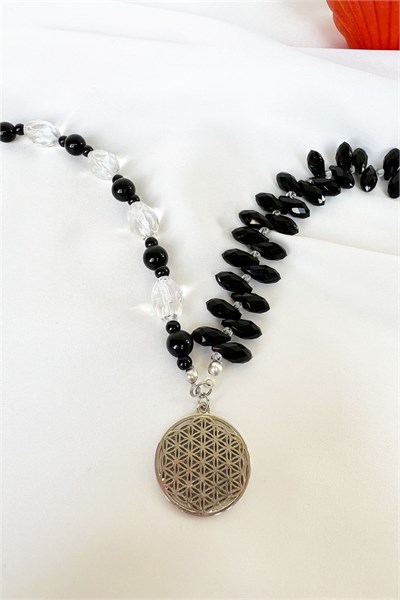 Tree of Life Black Stone Necklace