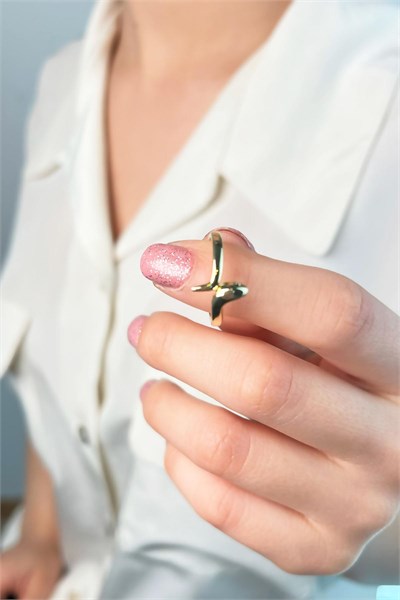 Snake Model Ring - Gold