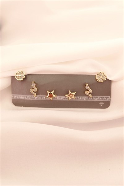 Star Figure Multiple Set Earrings