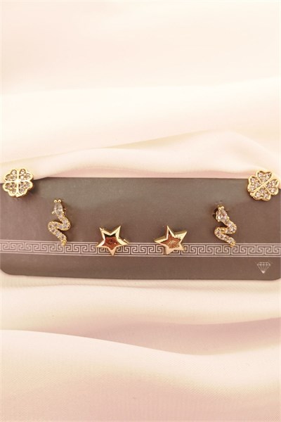 Star Figure Multiple Set Earrings