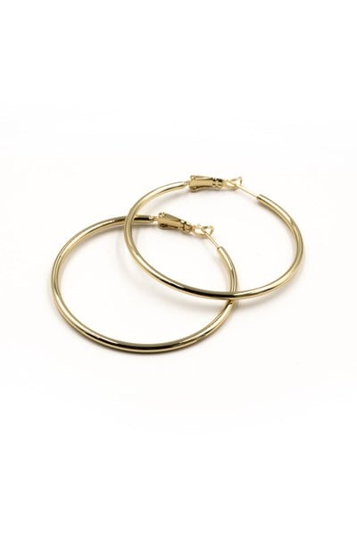 Elegant 4cm Gold Xuping Hoop Earrings | Anti-Allergic and Bright Design