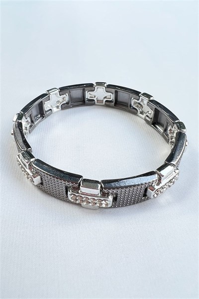 Zircon Stone Silver Color Design Bracelet