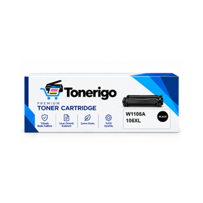 HP W1106A 106XL Muadil Yüksek Kapasite Toner