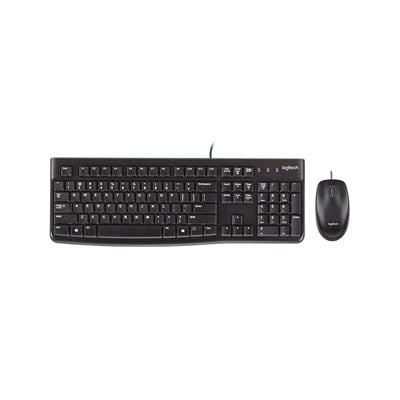 Logitech MK120 USB KABLOLU TAM BOYUTLU TÜRKÇE KLAVYE VE MOUSE SETİ SİYAH 920-002560