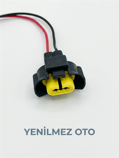 HBH11 H8-H9-H11-H16 Ampullerinin Soketi Kablolu