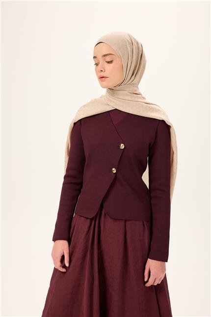 Pamuk Polyester Liva Şal Bej Kaymaz Tok Duruşlu 90x200