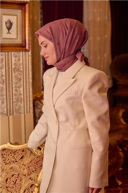 Monogram Pamuk İpek Eşarp 130001-01