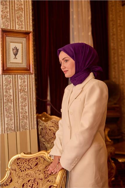 Monogram Pamuk İpek Eşarp 130001-04