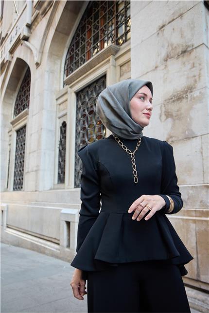 Monogram Pamuk İpek Eşarp 130001-07