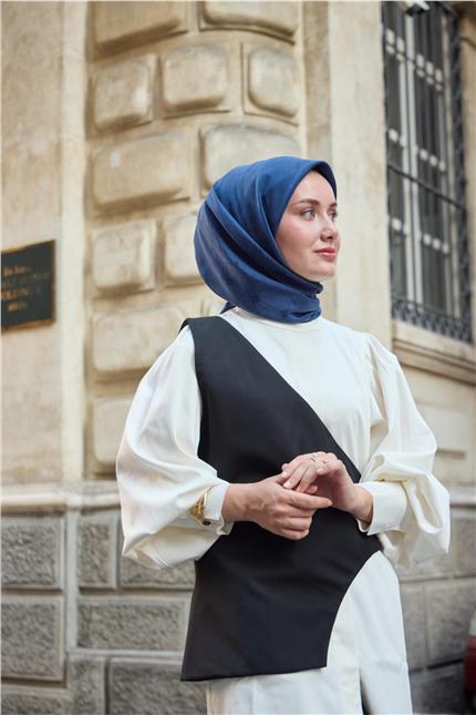 Monogram Pamuk İpek Eşarp 130001-08