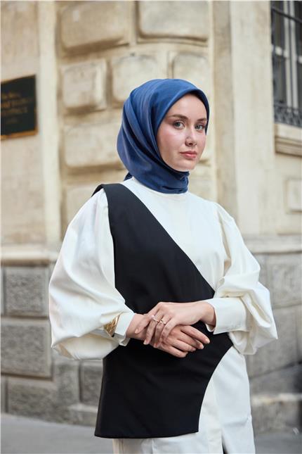 Monogram Pamuk İpek Eşarp 130001-08