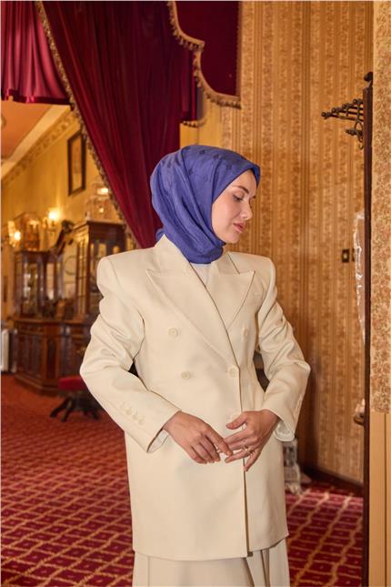 Monogram Pamuk İpek Eşarp 130001-10