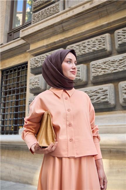 Monogram Pamuk İpek Eşarp 130001-20