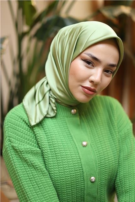 Silk Home Düz Micro Saten Eşarp 28010-15