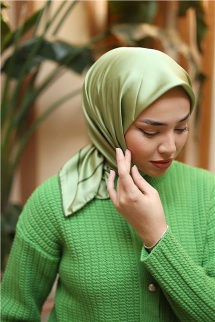 Silk Home Düz Micro Saten Eşarp 28010-15