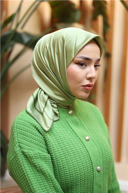 Silk Home Düz Micro Saten Eşarp 28010-15