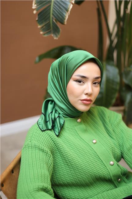 Silk Home Düz Micro Saten Eşarp 28010-14