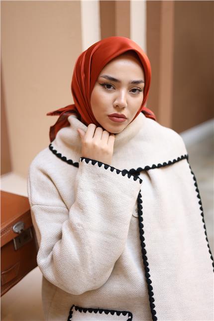 Silk Home Düz Micro Saten Eşarp 28011-13