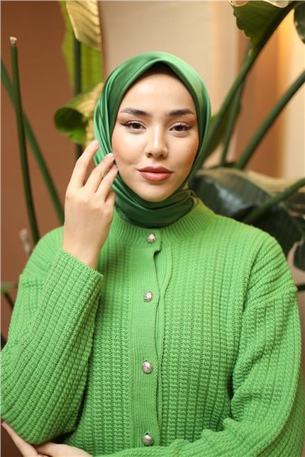 Silk Home Düz Micro Saten Eşarp 28011-14