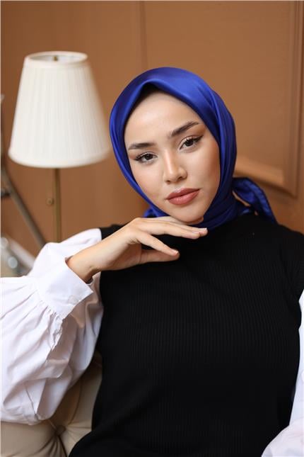 Silk Home Düz Micro Saten Eşarp 28012-06