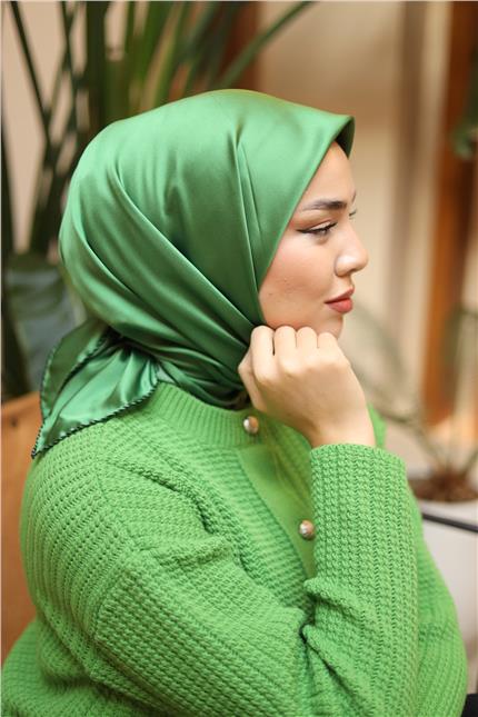 Silk Home Düz Micro Saten Eşarp 28012-14