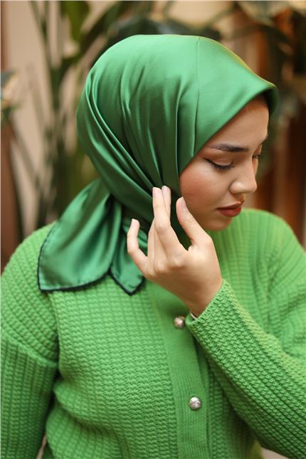 Silk Home Düz Micro Saten Eşarp 28013-14