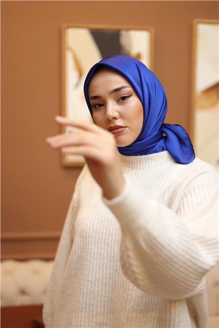 Silk Home Düz Micro Saten Eşarp 28013-06