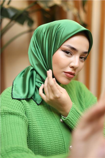 Silk Home Düz Micro Saten Eşarp 28013-14
