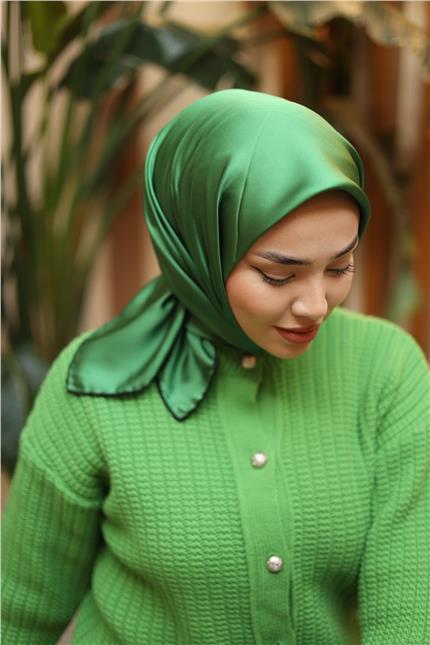 Silk Home Düz Micro Saten Eşarp 28013-14