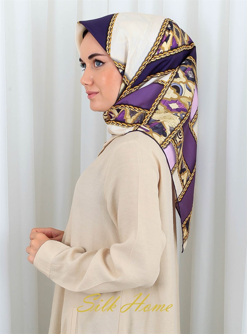 Silk Home %100 Twill İpek Eşarp 11261-10