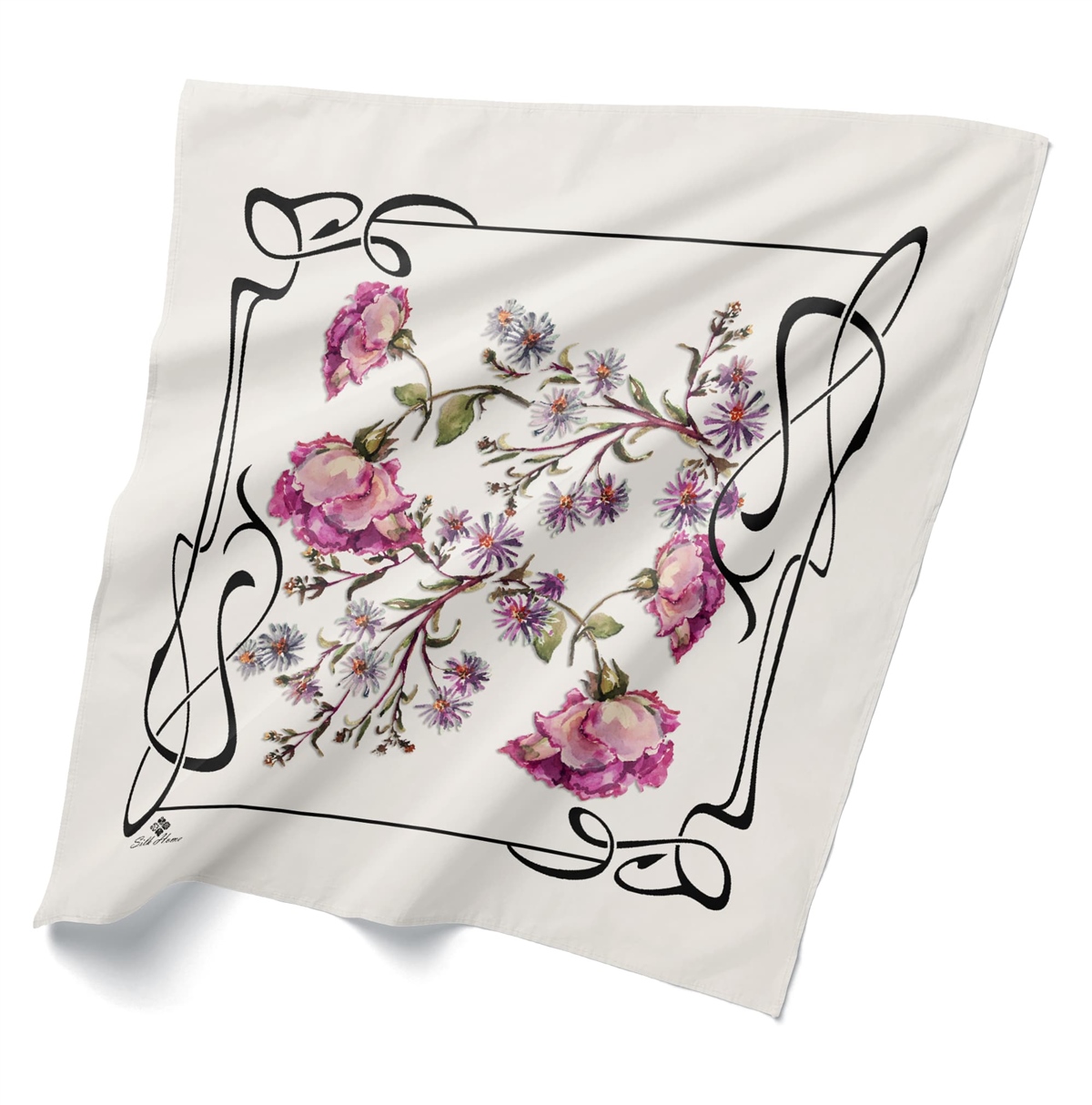 Çiçek Desenli Bandana 20101-02