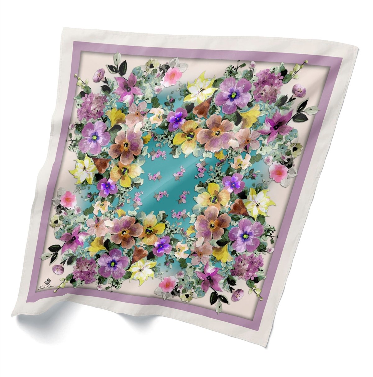 Çiçek Desenli Bandana 20106-01
