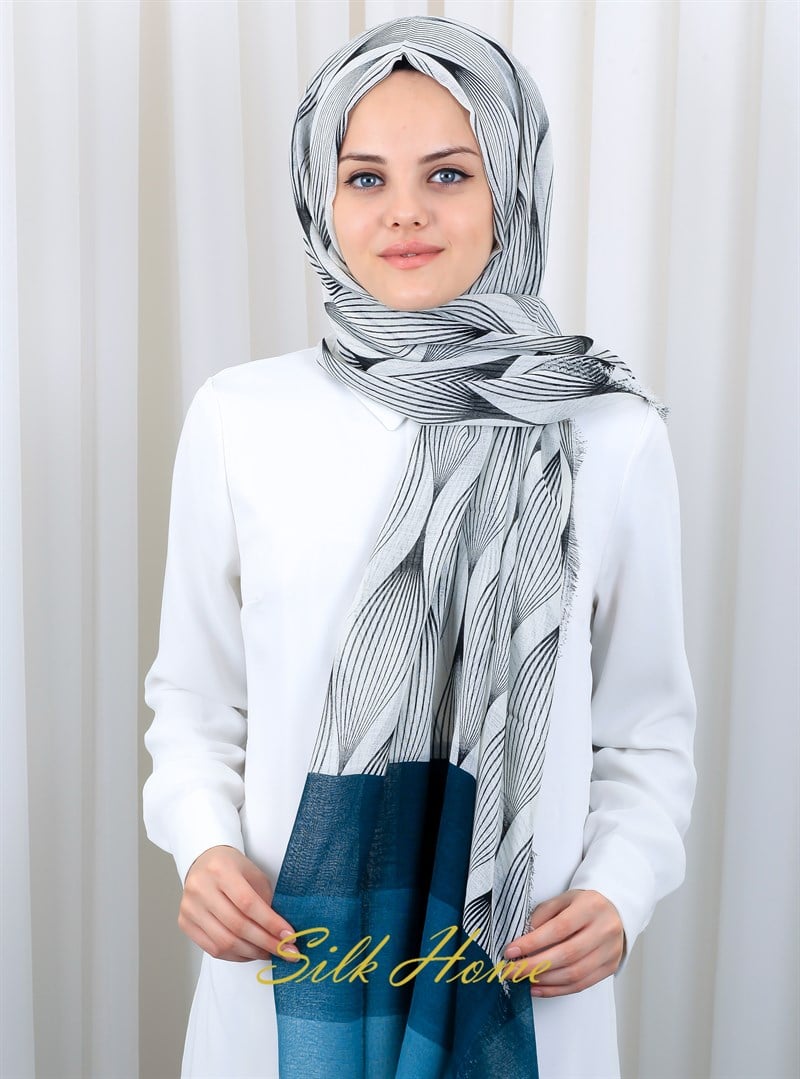 Silk Home Desenli Haiti Şal 180821-05