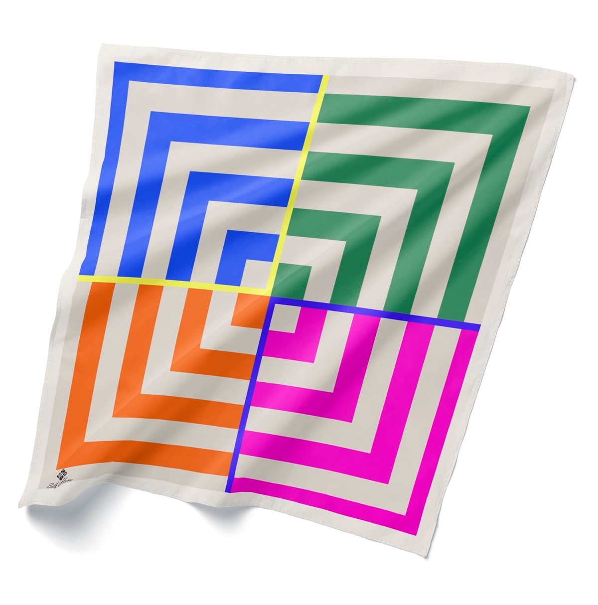 Geometrik Desenli Bandana 20114-02