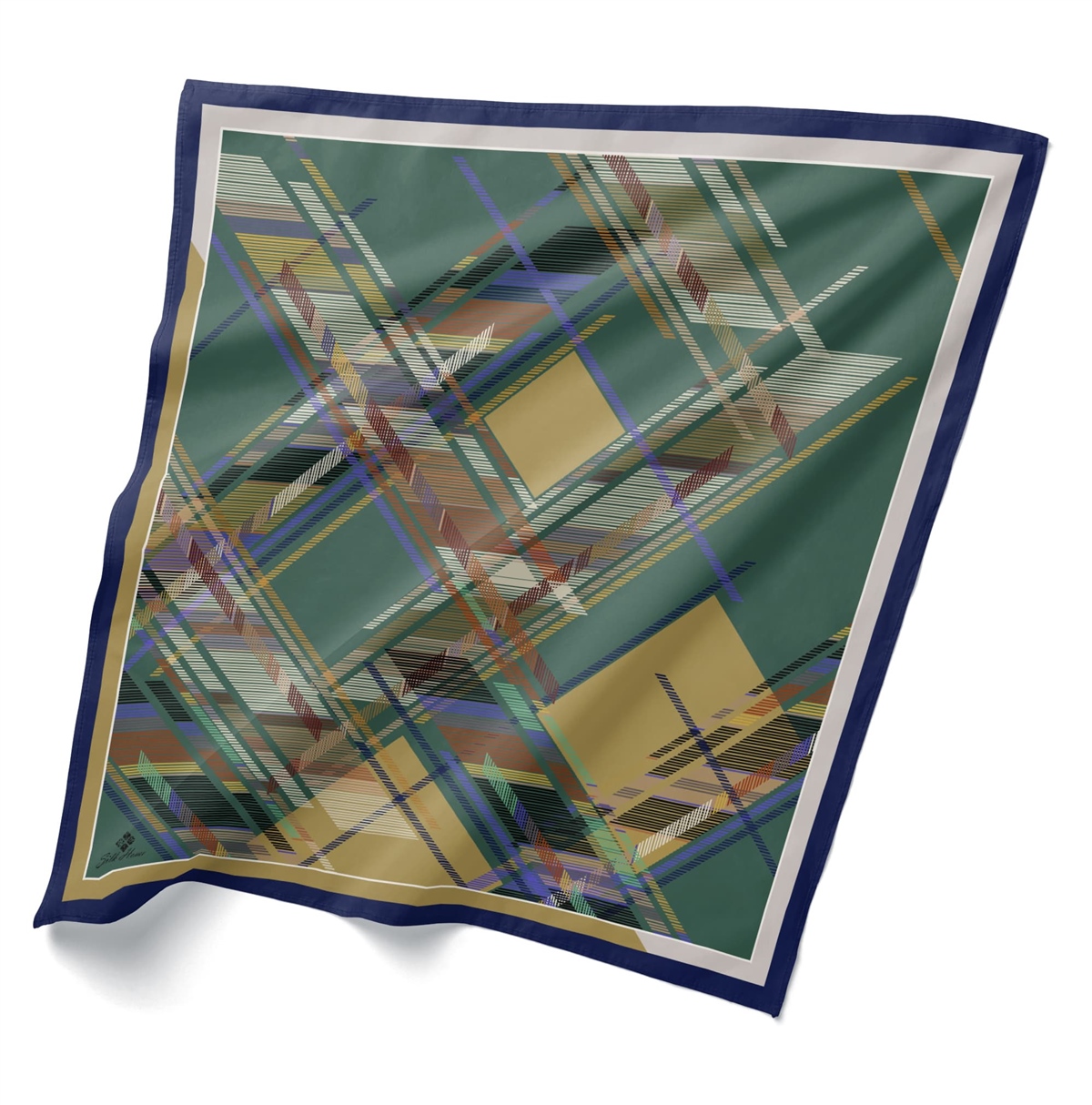 Geometrik Desenli Bandana 20143-01