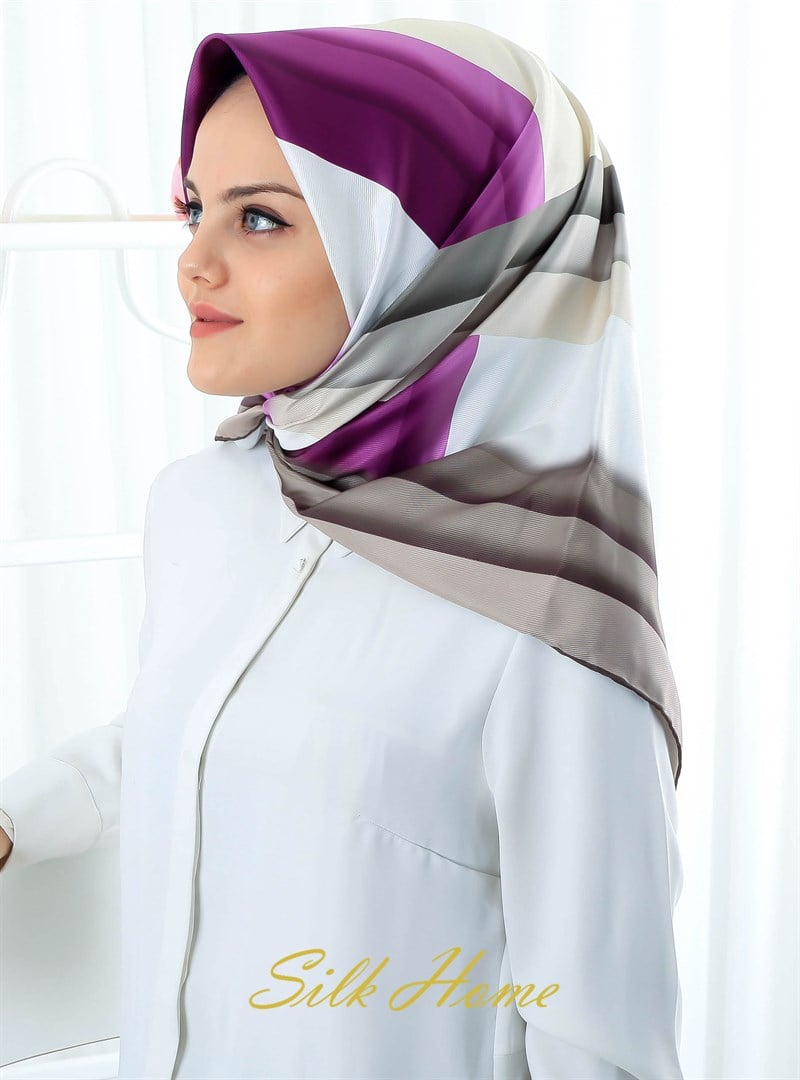 Silk Home Polyester Twill Eşarp 72004-06