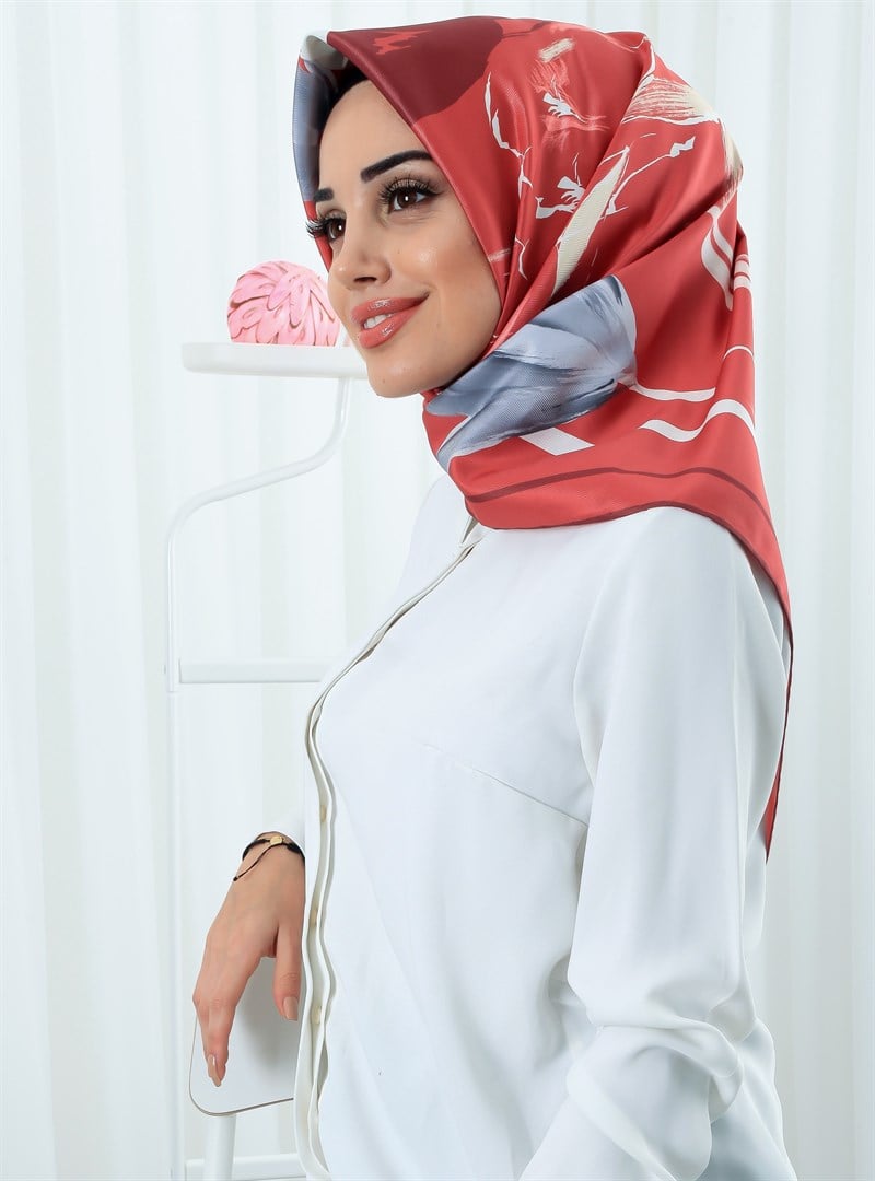 Silk Home Polyester Twill Eşarp 72017-02