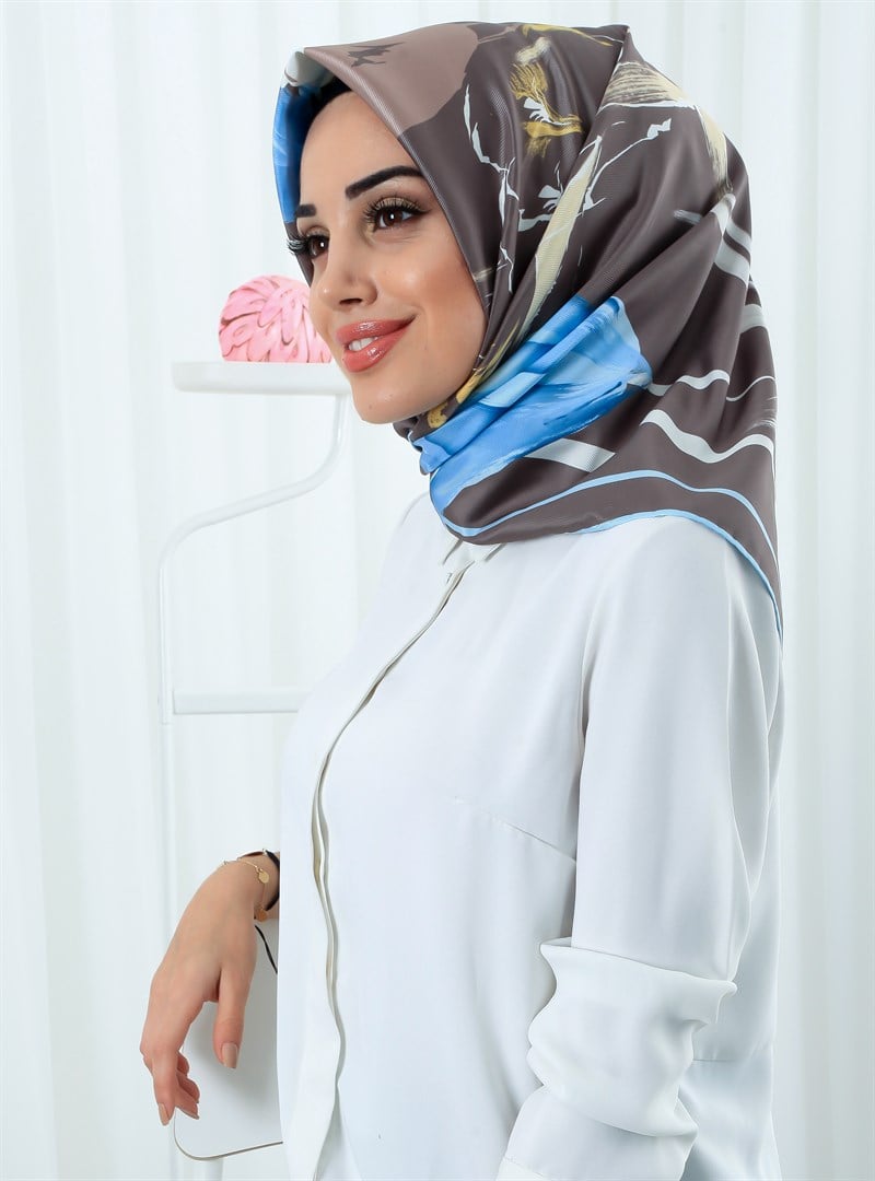 Silk Home Polyester Twill Eşarp 72017-08