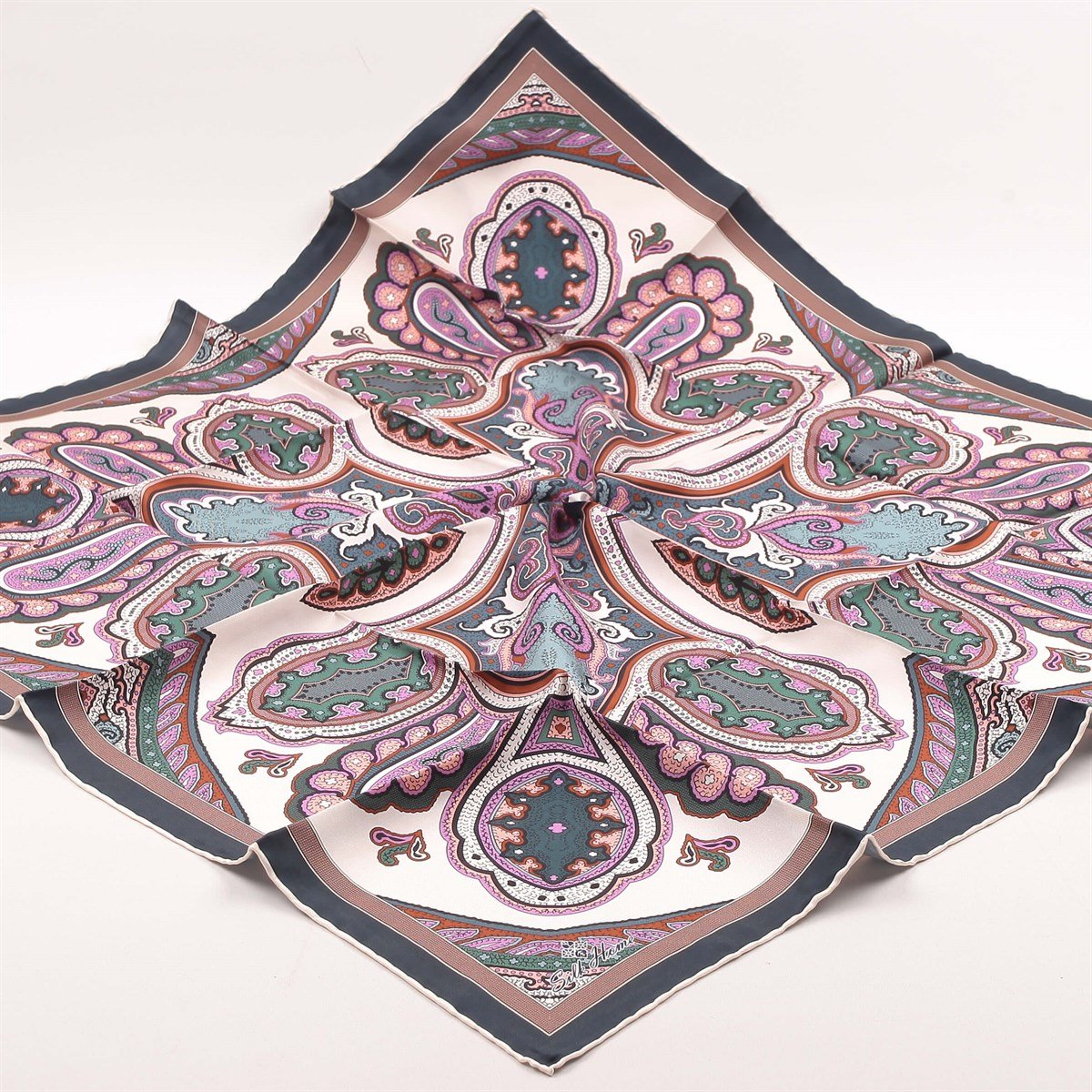 Silk Home %100 Twill İpek Eşarp 10431-16