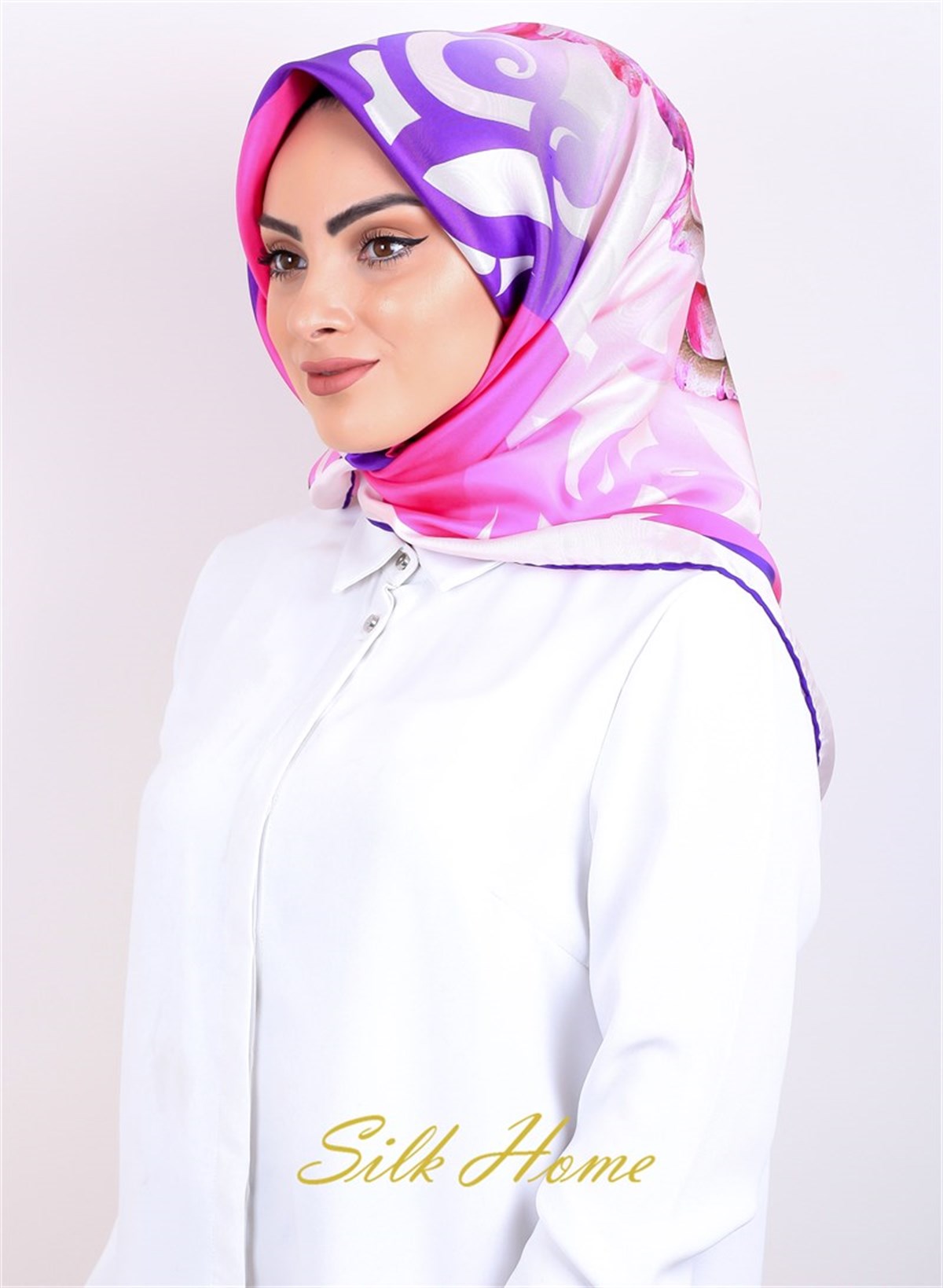 Silk Home %100 Twill İpek Eşarp 10874-12