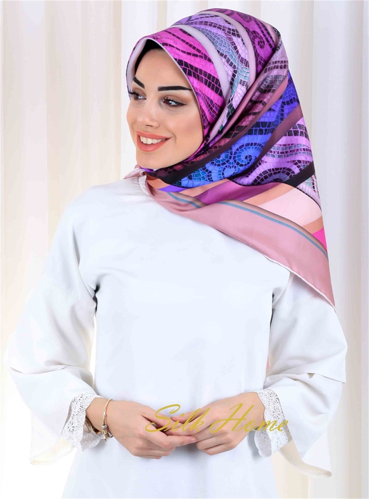 Silk Home %100 Twill İpek Eşarp 11063-05