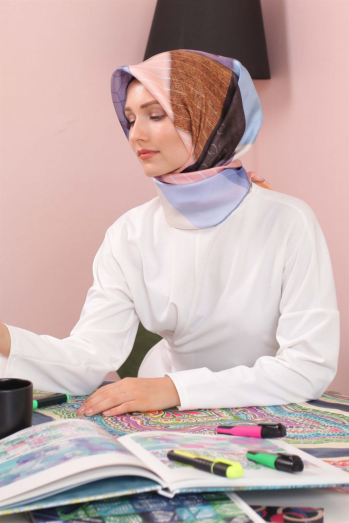 Silk Home %100 Twill İpek Eşarp 11351-07