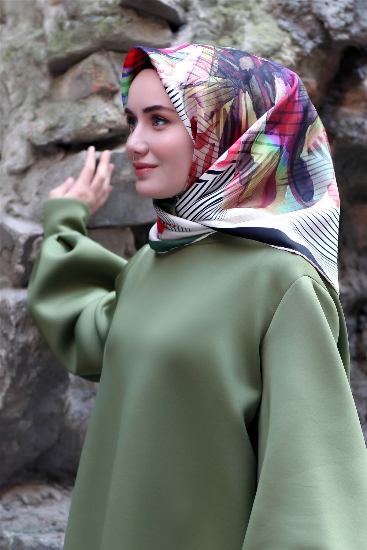Silk Home %100 Twill İpek Eşarp 11360-21