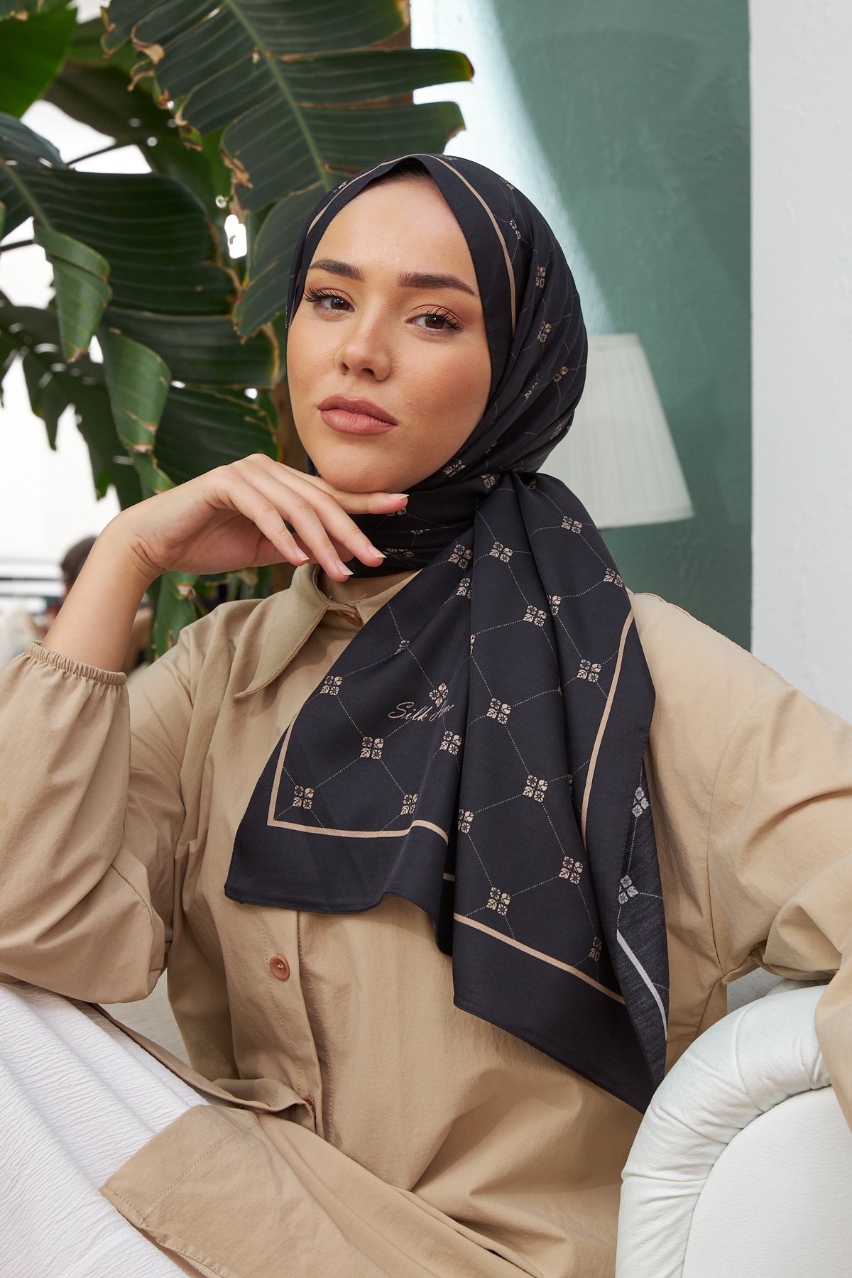 Silk Home %100 Twill İpek Şal 6513-10