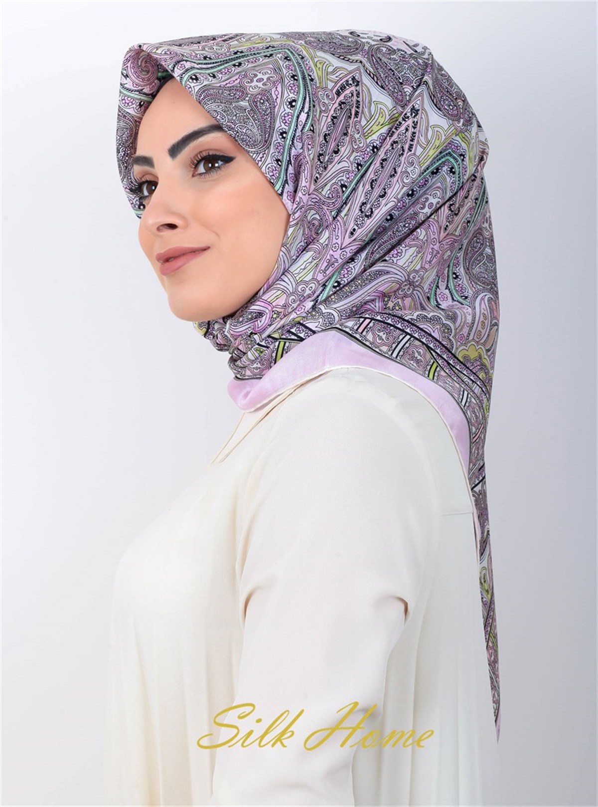 Silk Home %100 Vual İpek Eşarp 90102-07