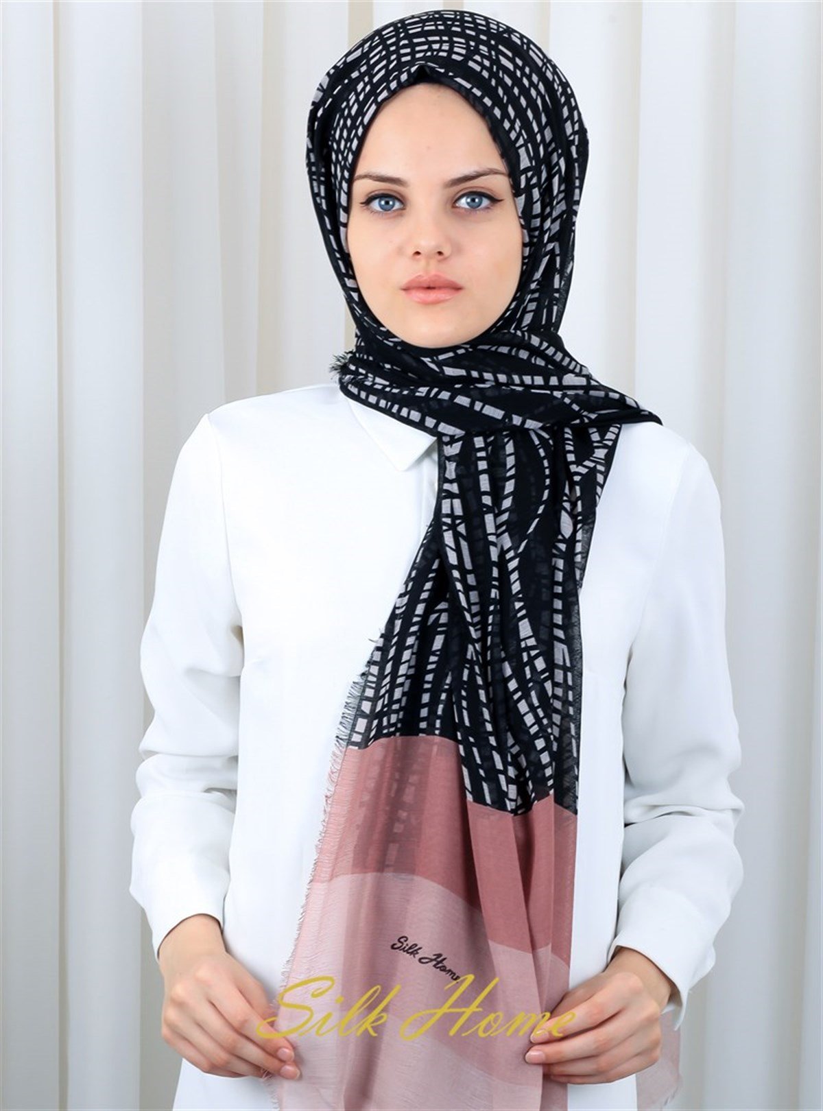 Silk Home Desenli Haiti Şal 180818-02