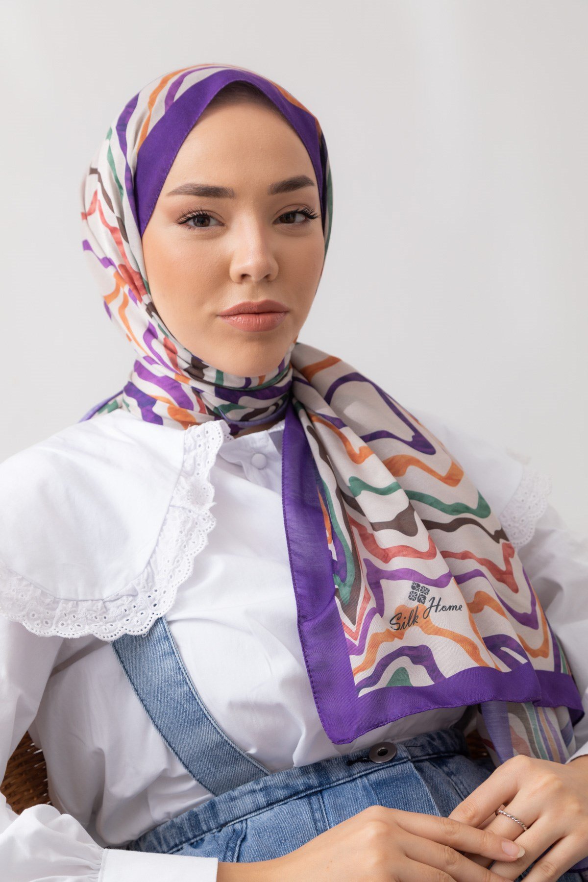 Silk Home Desenli Soft Şal 70012-10
