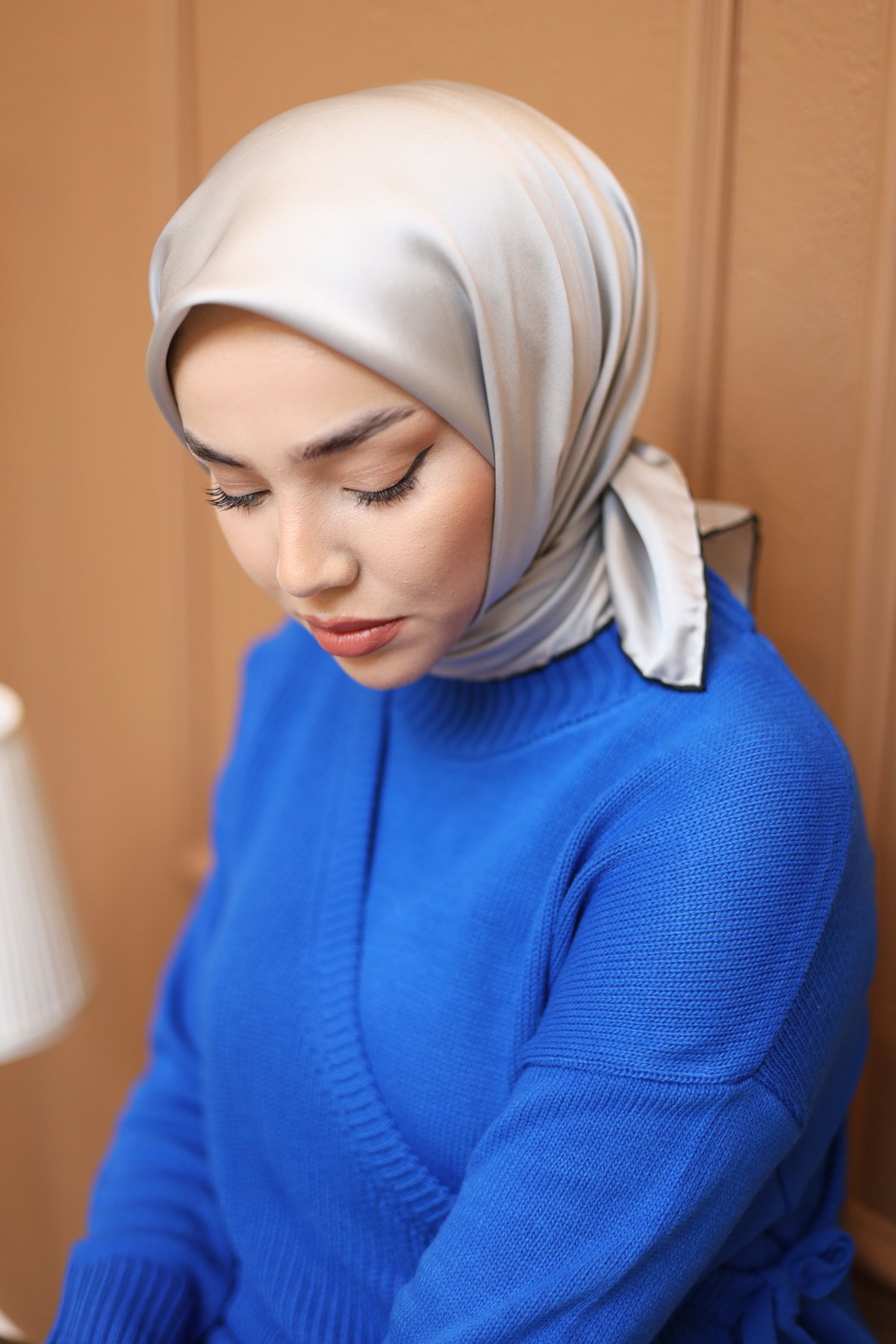 Silk Home Düz Micro Saten Eşarp 28013-04