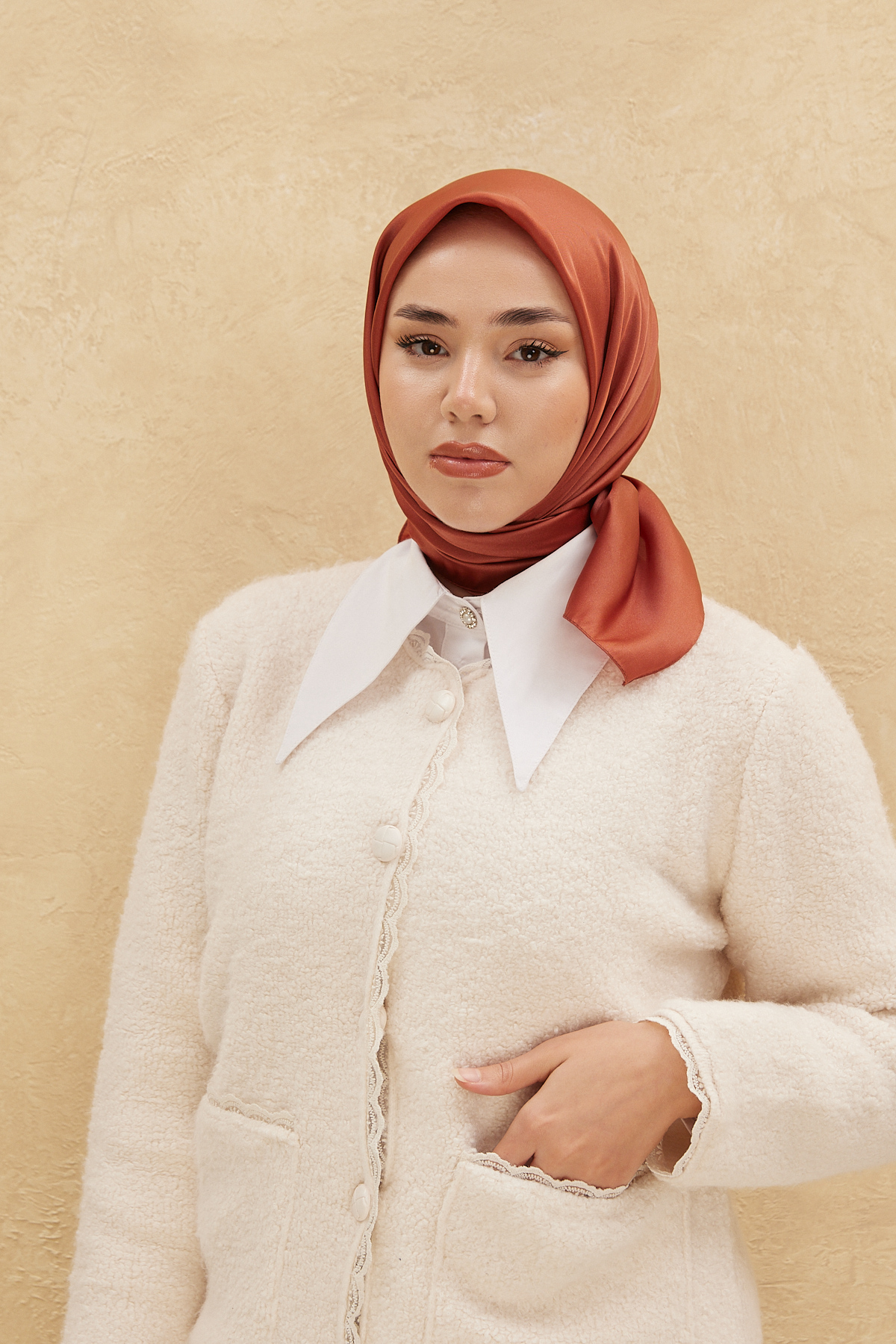 Silk Home Düz SHiny Eşarp 75006-38